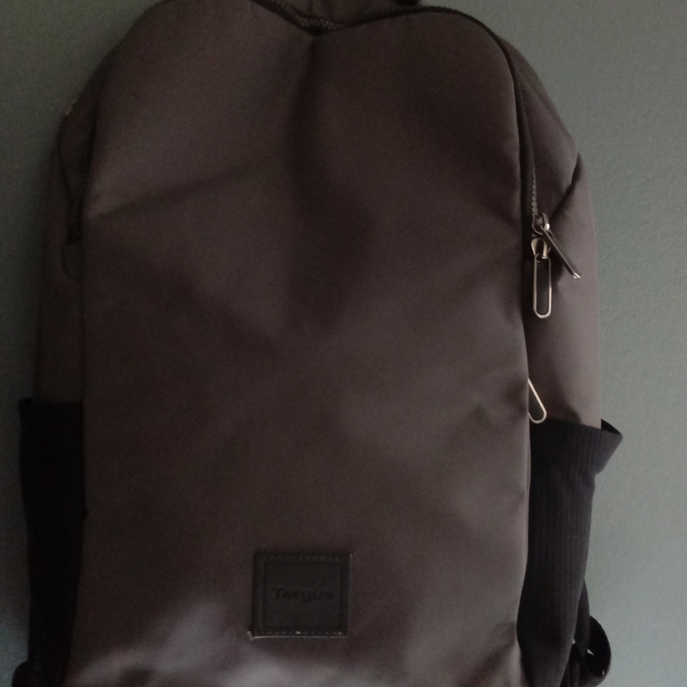 Targus Gray Nylon Backpack Laptop School Travel Bag